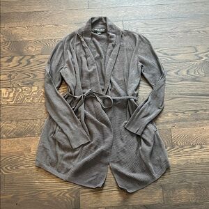 Barefoot Dreams Charcoal Cape Jacket